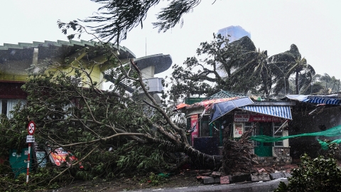 Siêu bão Yagi hoành hành: Cảnh tan hoang từ tâm bão Quảng Ninh