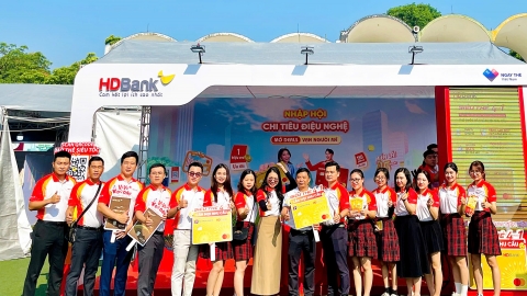 Thẻ HDBank hai năm liền tạo 'cơn sốt' tại Sóng Festival