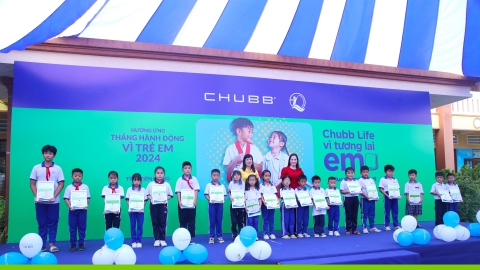 Chubb Life Việt Nam và hành trình hỗ trợ hơn 36.000 em học sinh trên cả nước