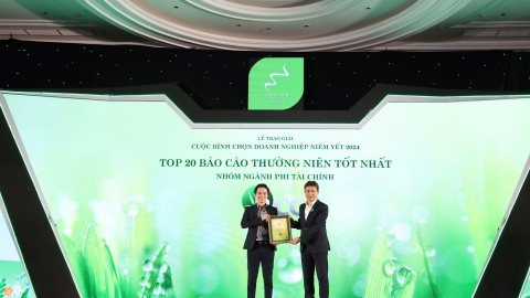 Bamboo Capital nằm trong Top các doanh nghiệp có báo cáo thường niên tốt nhất thị trường chứng khoán