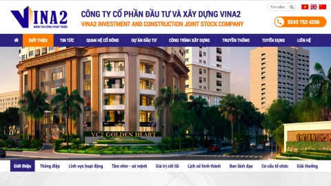 Chậm đóng BHXH hàng tỷ đồng, Xây dựng VINA2 đang làm ăn thế nào?