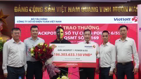 Gen Z Bình Dương trúng giải Vietlott 186 tỷ đồng