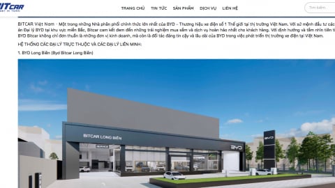 Bitcar Việt Nam mở chuỗi đại lý ô tô Trung Quốc BYD phủ khắp miền Bắc
