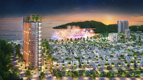 The Xanh 2: 'Khán đài ngắm pháo hoa hạng nhất’ tại trung tâm Cát Bà