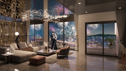 Căn hộ duplex: ‘Hàng thửa’ trong BST tinh hoa tại Sun Symphony Residence