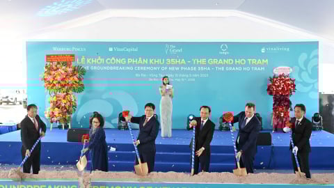 Thêm 1 tỷ USD đổ vào siêu dự án nghỉ dưỡng The Grand Hồ Tràm