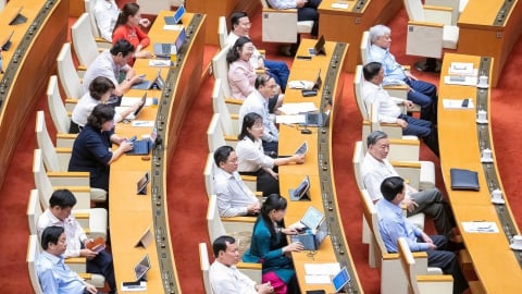 Bộ trưởng Nguyễn Kim Sơn, Nguyễn Mạnh Hùng trả lời chất vấn 