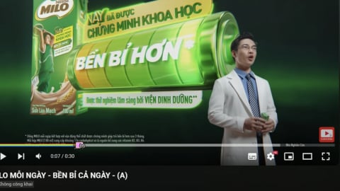 Quảng cáo sữa Milo: Nestlé sai luật và dấu hiệu lừa dối khách hàng