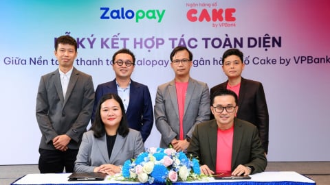 Zalopay 'bắt tay' Cake, nhắm tới khách hàng trẻ chuộng công nghệ