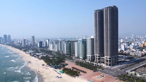 Toàn cảnh tháp đôi 50 tầng ở Đà Nẵng 'sống lại' sau nhiều năm đình trệ