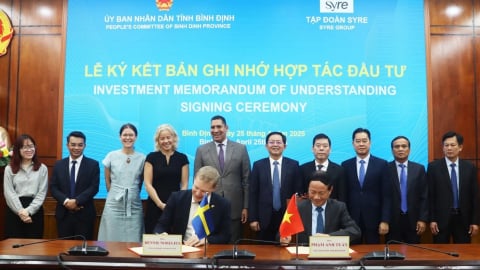 Bình Định duyệt dự án tái chế vải tỷ USD của Tập đoàn Thụy Điển