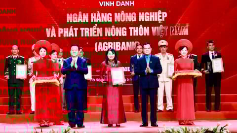 Agribank được vinh danh tại chương trình ‘Vinh Quang Việt Nam’ 2025