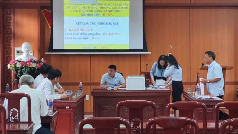 Đấu giá mỏ cát ở Quảng Nam: Từ 1,8 tỷ vọt lên 138 tỷ đồng