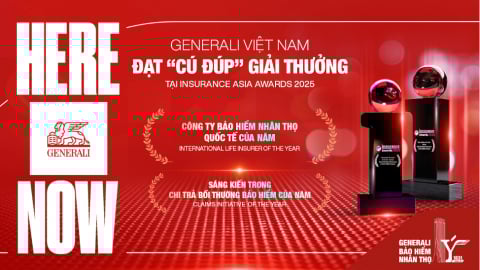 Generali Việt Nam ghi dấu ấn với cú đúp giải thưởng tại Insurance Asia Awards 2025