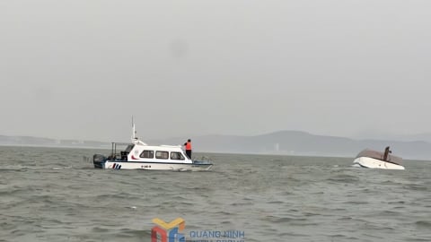 Tàu du lịch chở 53 du khách trên vịnh Hạ Long bị lật chìm

