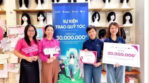 OPES cùng với VPBank và MSIG tham gia hoạt động gây quỹ tóc cho bệnh nhân ung thư
