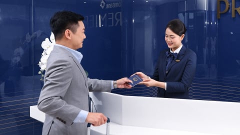Đặc quyền lối đi ưu tiên tại phòng chờ PVcomBank Premier Lounge