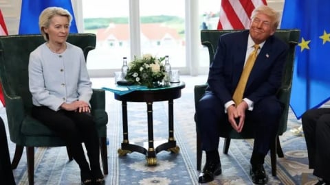 EU thông báo hoãn trả đũa thuế quan Mỹ trong 6 tháng