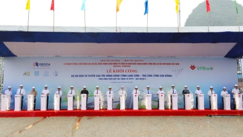 Khởi công giai đoạn 2 dự án cao tốc Đồng Đăng - Trà Lĩnh 