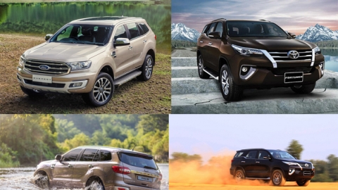 Ford Everest 2018 'đấu' Toyota Fortuner: Mẫu SUV nào đáng để xuống tiền?