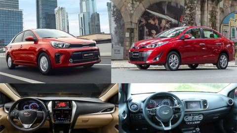 Sedan hạng B chạy taxi: Chọn Kia Soluto AT hay Toyota Vios 1.5E CVT?