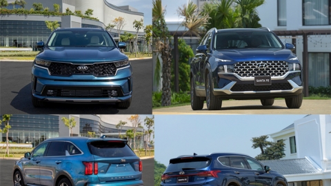 SUV 7 chỗ tầm giá trên 1 tỷ đồng, nên mua Kia Sorento All New hay Hyundai SantaFe 2021?