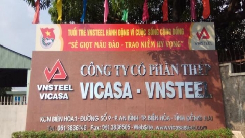 Thép Vicasa bị phạt và truy thu thuế gần 1,3 tỷ đồng