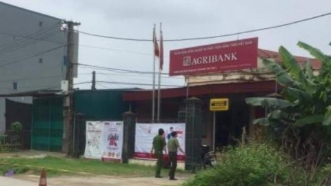 Bắt nghi phạm gây ra vụ cướp ngân hàng ở Phú Thọ