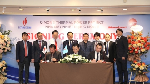 Petrovietnam ký kết thỏa thuận khung hợp đồng bán khí dự án nhà máy nhiệt điện Ô Môn II