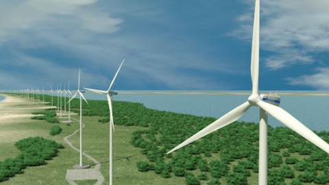 Đầu tư 3.200 tỷ đồng xây dựng nhà máy điện gió Hòa Bình 5