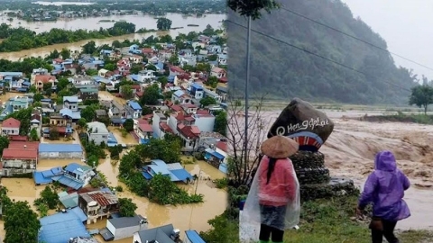 Lũ lụt tàn phá Miền Bắc: Sập cầu, lở đất, trôi xe khách... hàng chục người thiệt mạng