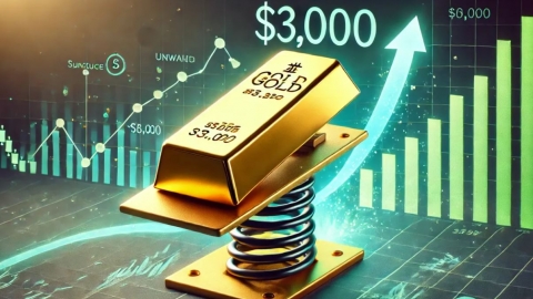 Đầu năm tới, giá vàng sẽ đạt 3.000 USD/ounce