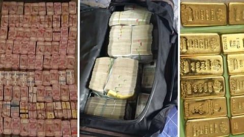 Căn phòng bí mật chứa 220 tỷ tiền mặt và 32kg vàng của đại gia thép