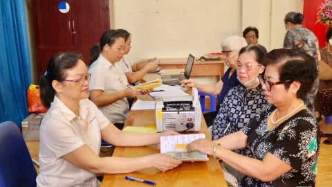 Những đối tượng không có lương hưu được hưởng trợ cấp từ 1/7