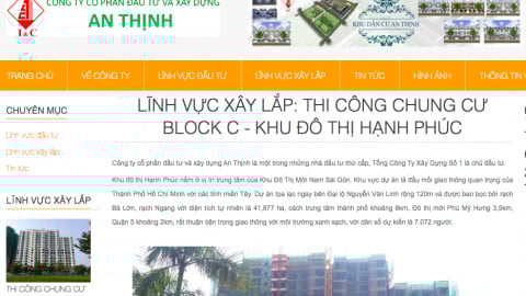 Nợ gần 21 tỷ đồng tiền thuế, Xây dựng An Thịnh bị cưỡng chế