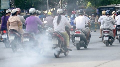 'Xe máy gây ô nhiễm cao hơn cả ô tô'