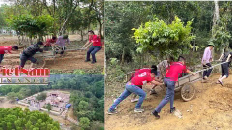 Một ngày trồng cây, gieo nghĩa tình ở Kẻ Gỗ