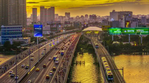 TP.HCM: Những cung đường đẹp trên tuyến metro đi qua