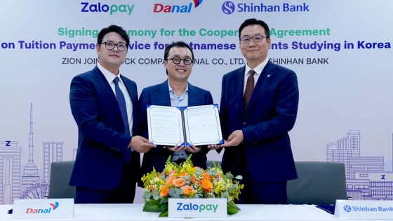 'Bắt tay' Danal và Shinhan, ZaloPay ra mắt dịch vụ đóng học phí quốc tế