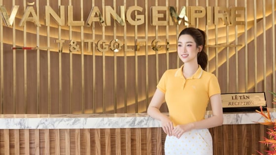 Hoa hậu Đỗ Mỹ Linh trở thành Đại sứ thương hiệu Văn Lang Empire T&T Golf Club 