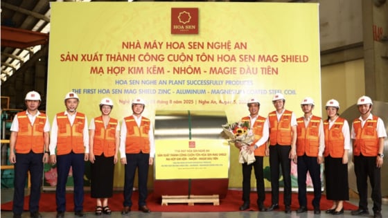 Tập đoàn Hoa Sen sản xuất thành công tôn siêu bền Hoa Sen Mag Shield
