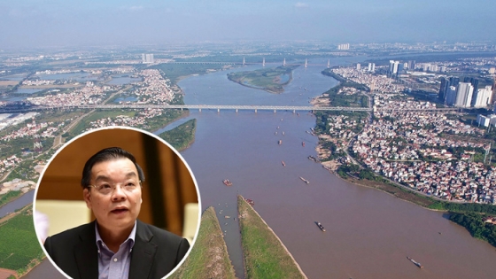 Chủ tịch Hà Nội Chu Ngọc Anh: 'Không để phát sinh thêm diện tích đất ở ngoài đê sông Hồng'