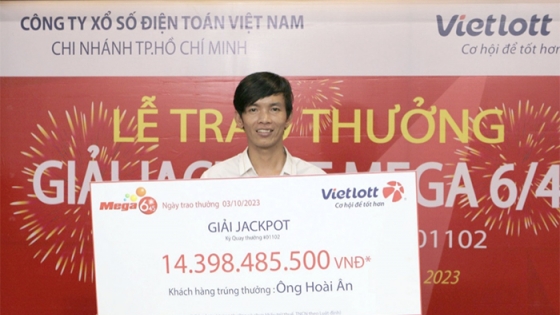 Chủ nhân Jackpot hơn 14 tỷ: Không đeo mặt nạ nhận giải vì 'không phải là số tiền lớn'