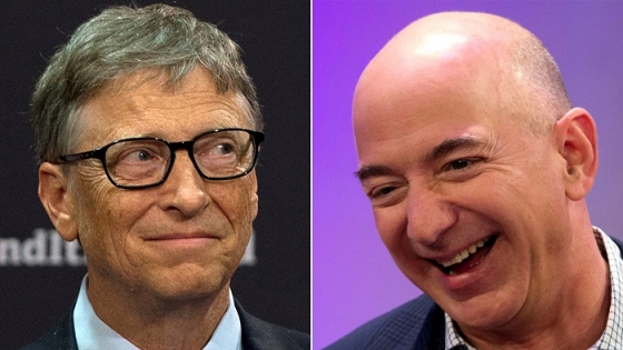 Bill Gates lần thứ hai bị Jeff Bezos 'vượt mặt' trong bảng vàng tỷ phú