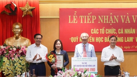 Quỹ Minh Đức công ty Formosa Hà Tĩnh chắp cánh ước mơ đại học