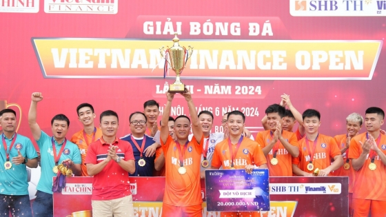SHB vô địch Giải bóng đá VietnamFinance Open lần III - 2024