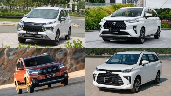 Ô tô MPV đa dụng: Mitsubishi Xpander vô đối, Toyota Avanza đội sổ