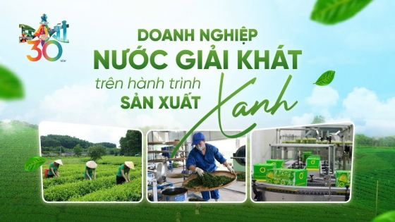 Doanh nghiệp nước giải khát trên hành trình sản xuất xanh