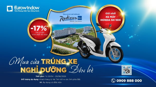 Eurowindow tặng kỳ nghỉ 5 sao tại Cam Ranh tri ân khách hàng