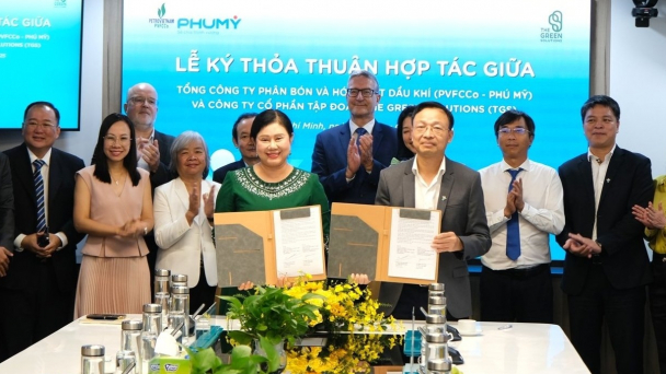 PVFCCo - Phú Mỹ và TGS hợp tác phát triển chuỗi giá trị xanh